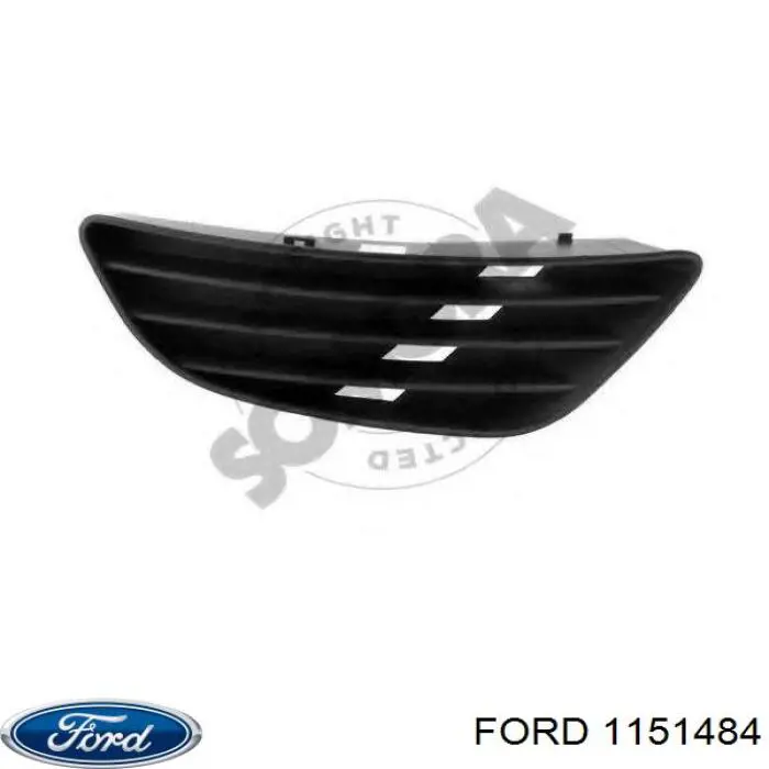 Заглушка, решетка противотуманных фар бампера переднего, правая Ford 1151484 цена, от 7.05 USD