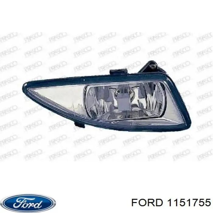 Фара противотуманная левая 14391 Ford