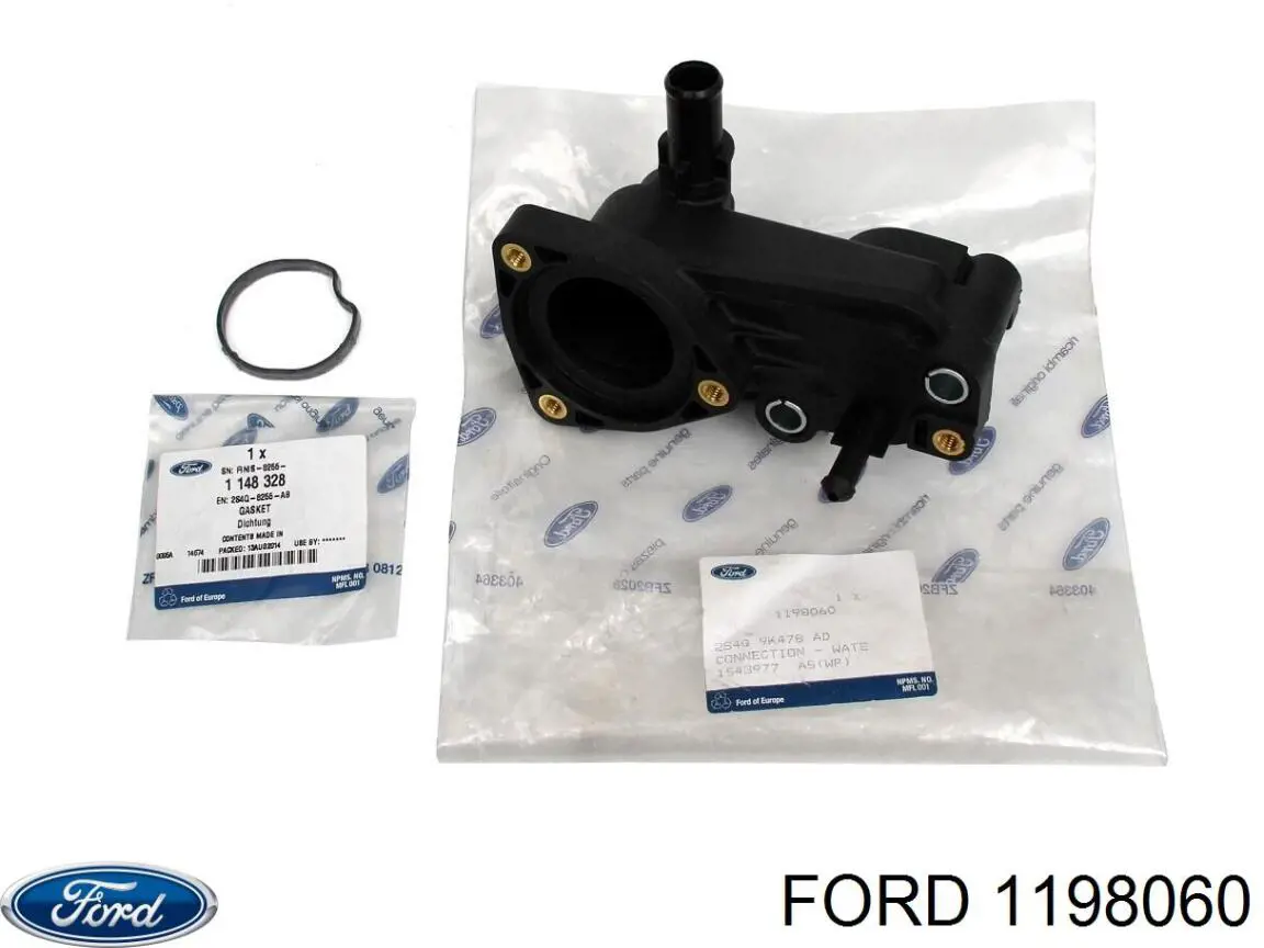 1198060 Ford Корпус термостата в сборе