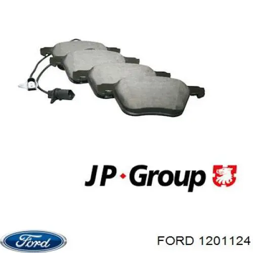 Купить 1201124 Ford Колодки тормозные