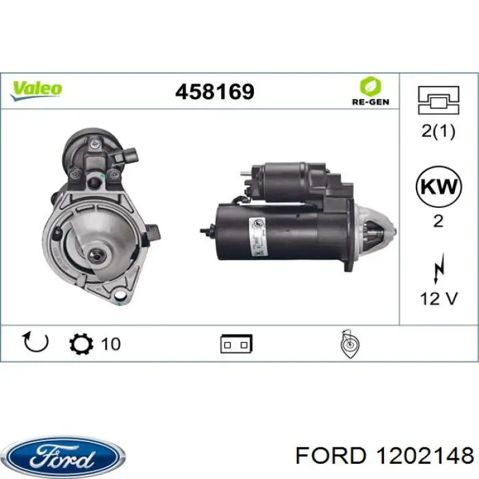 Повторитель поворота на крыле правый 1202148 Ford