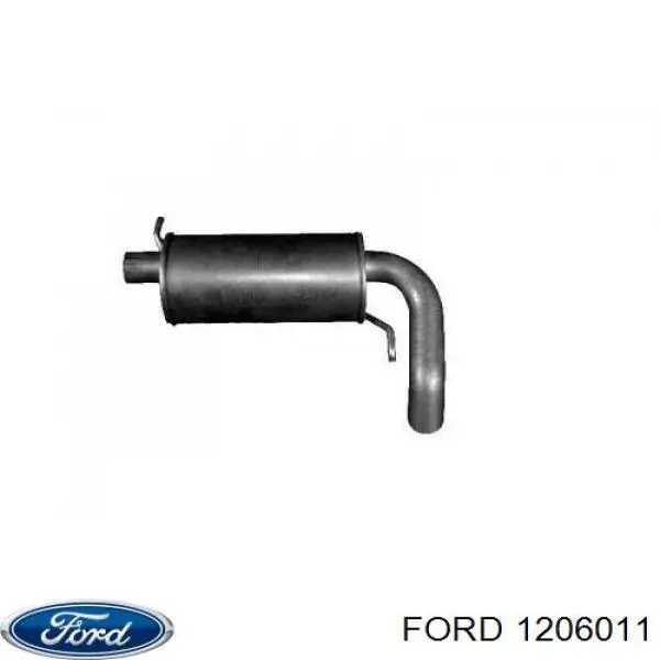 Глушитель задний 1206011 Ford