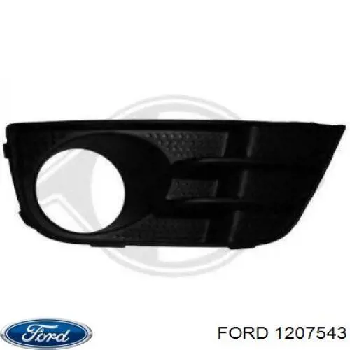1207543 Ford заглушка (решетка противотуманных фар бампера переднего правая)