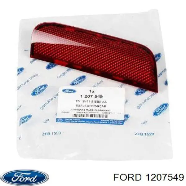 Правый отражатель бампера Ford 1207549