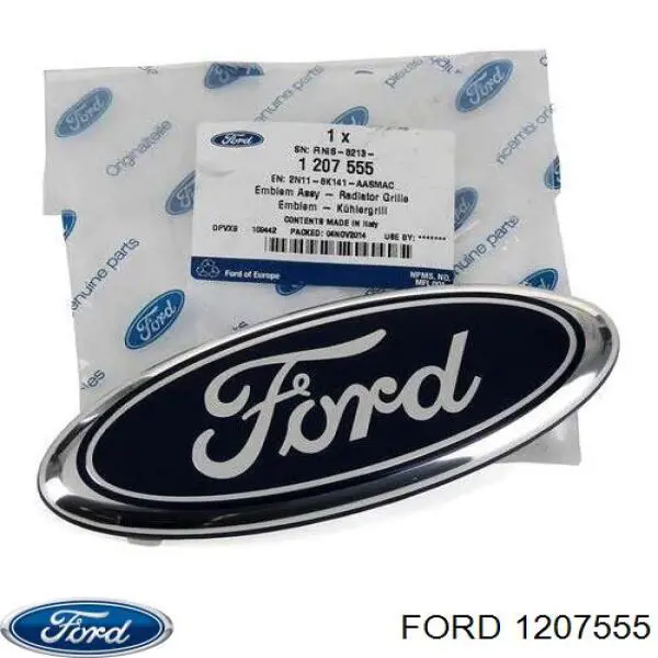 1207555 Ford эмблема решетки радиатора