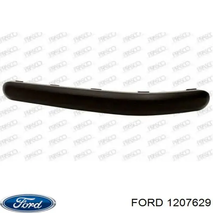 1207629 Ford moldura direita do pára-choque traseiro