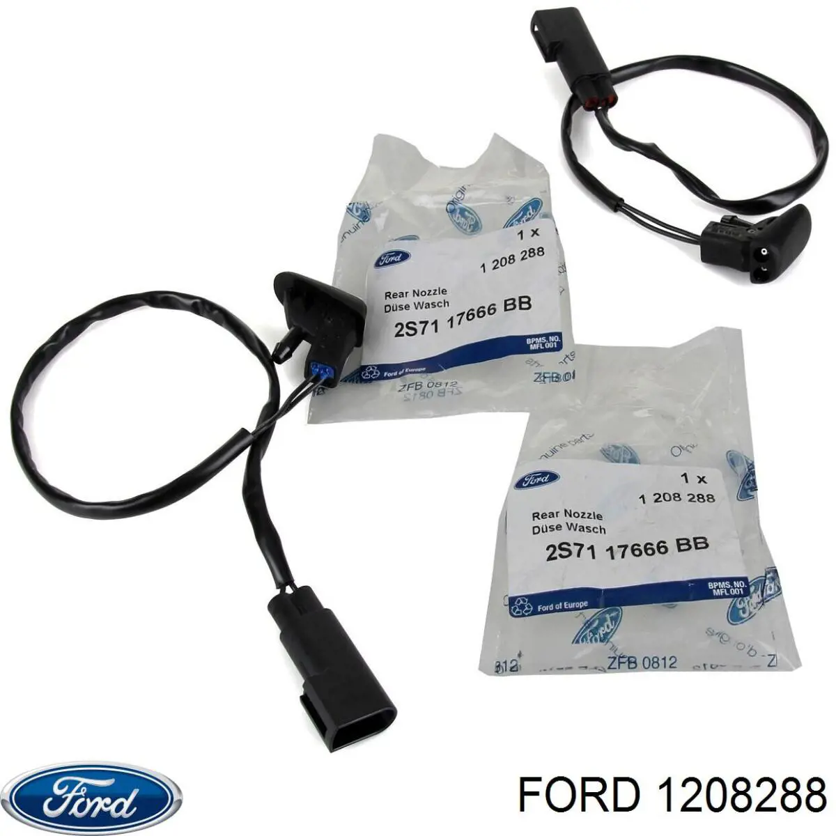 Форсунки стеклоомывателя Ford 1208288 цена, от 23.68 USD