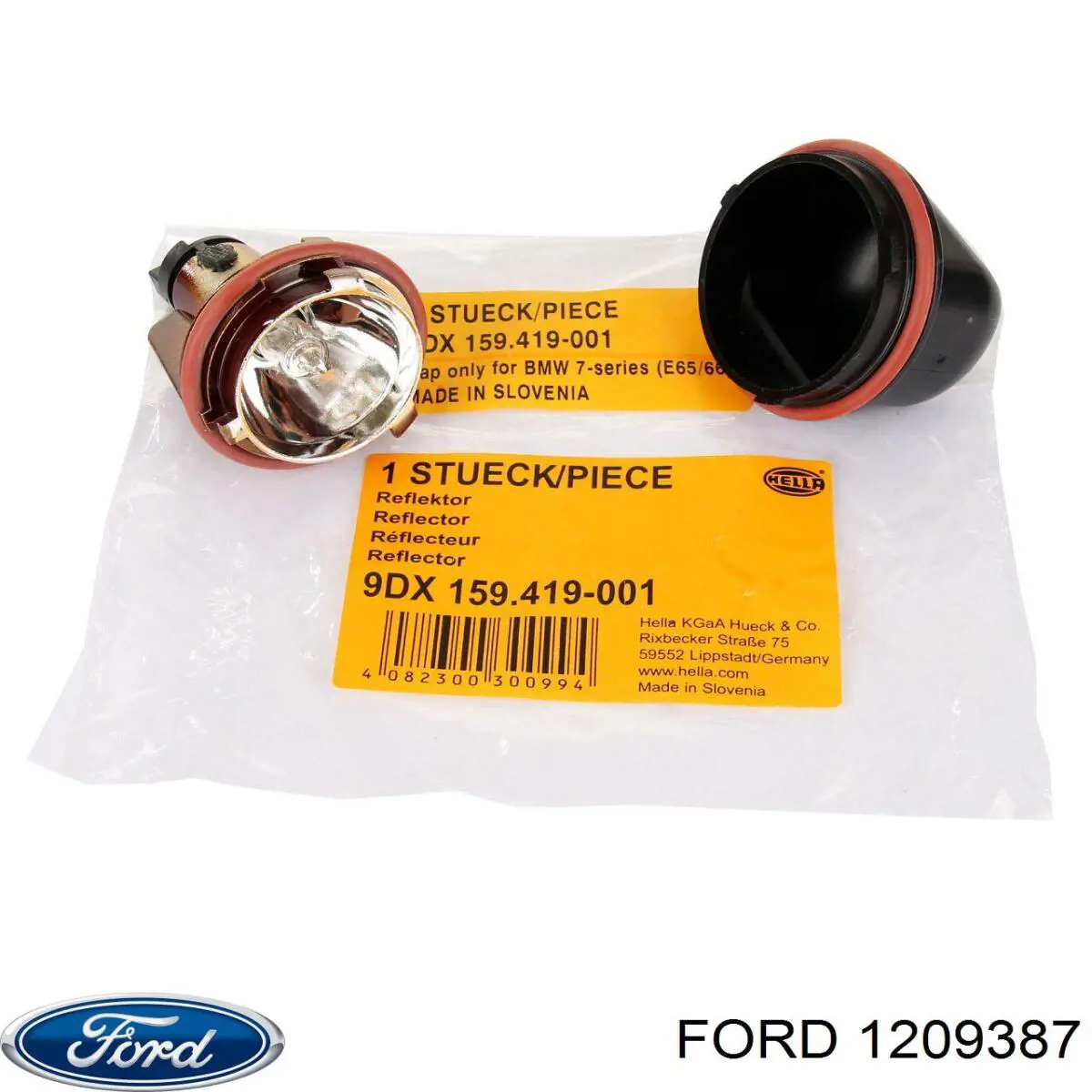 Мотор омывателя фар Ford 1209387