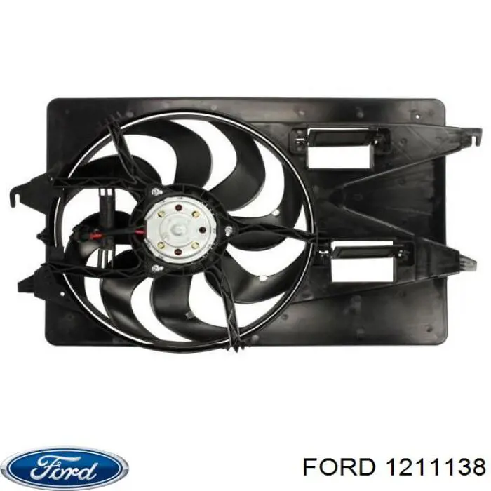 Диффузор вентилятора в сборе с мотором и крыльчаткой 1211138 Ford