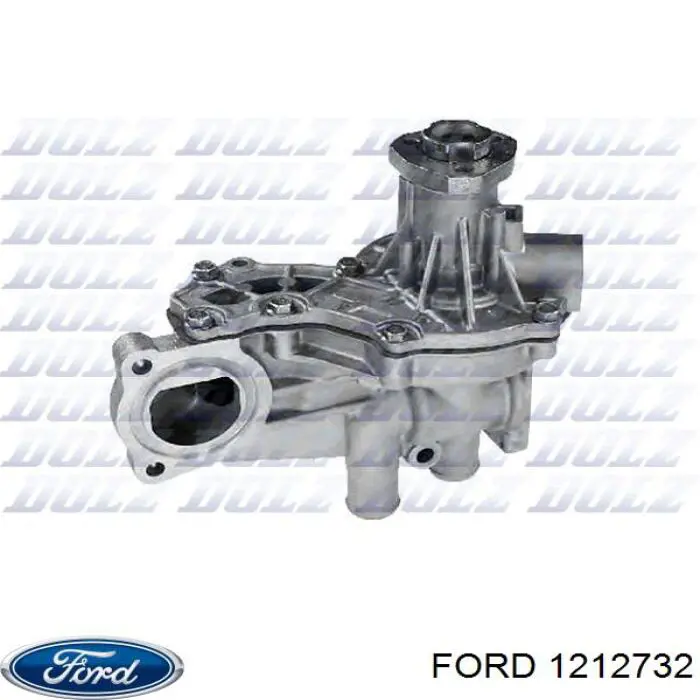 1212732 Ford Водяной насос охлаждения, с корпусом