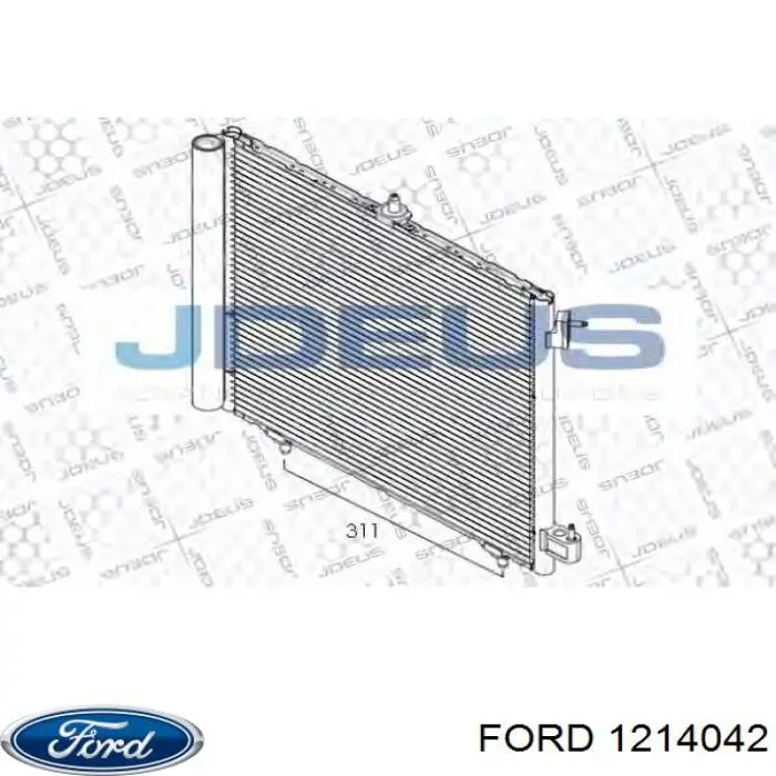 Цапфа передняя левая 1214042 Ford