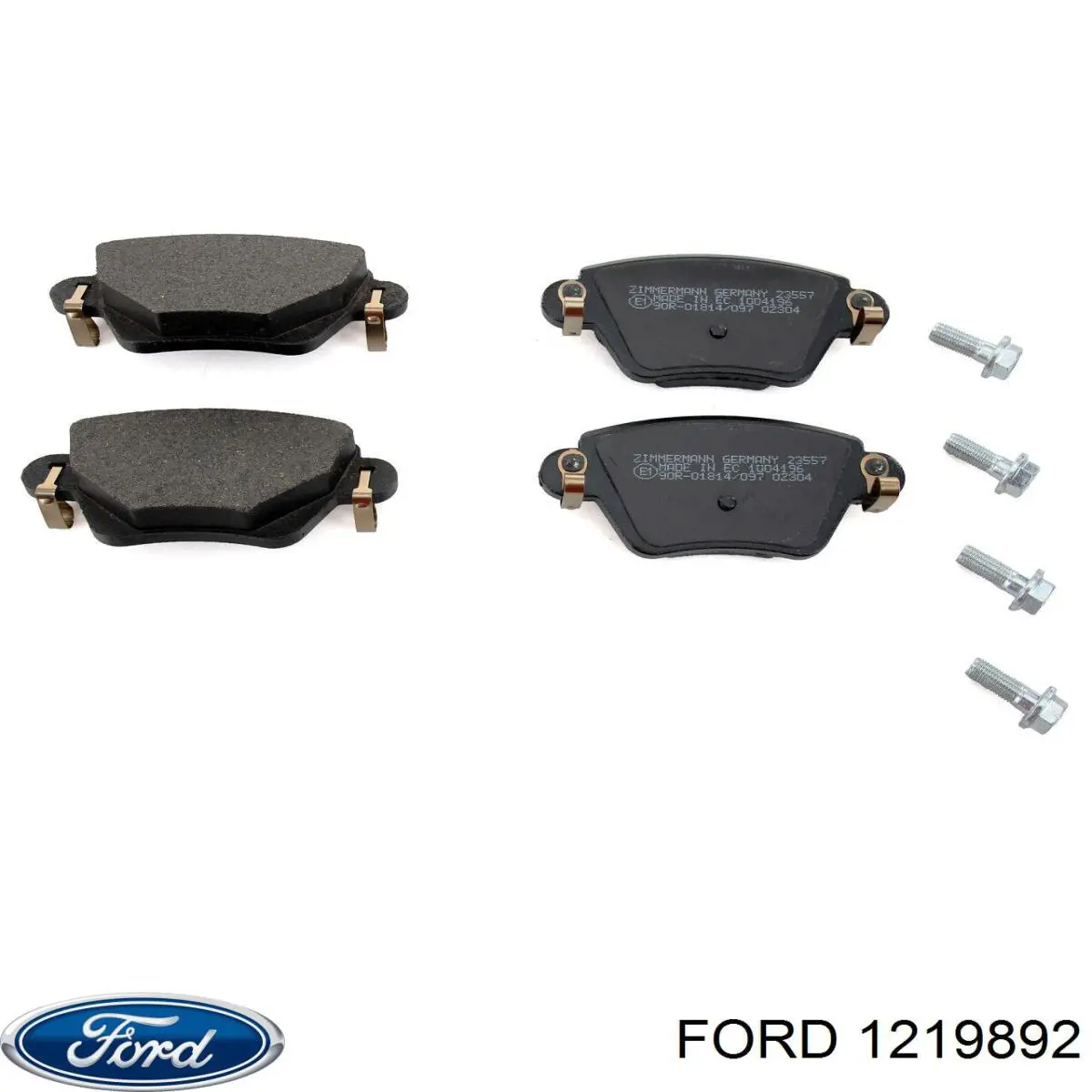 Задние дисковые колодки Ford 1219892