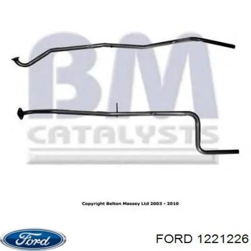 Купить 1221226 Ford Передняя часть глушителя