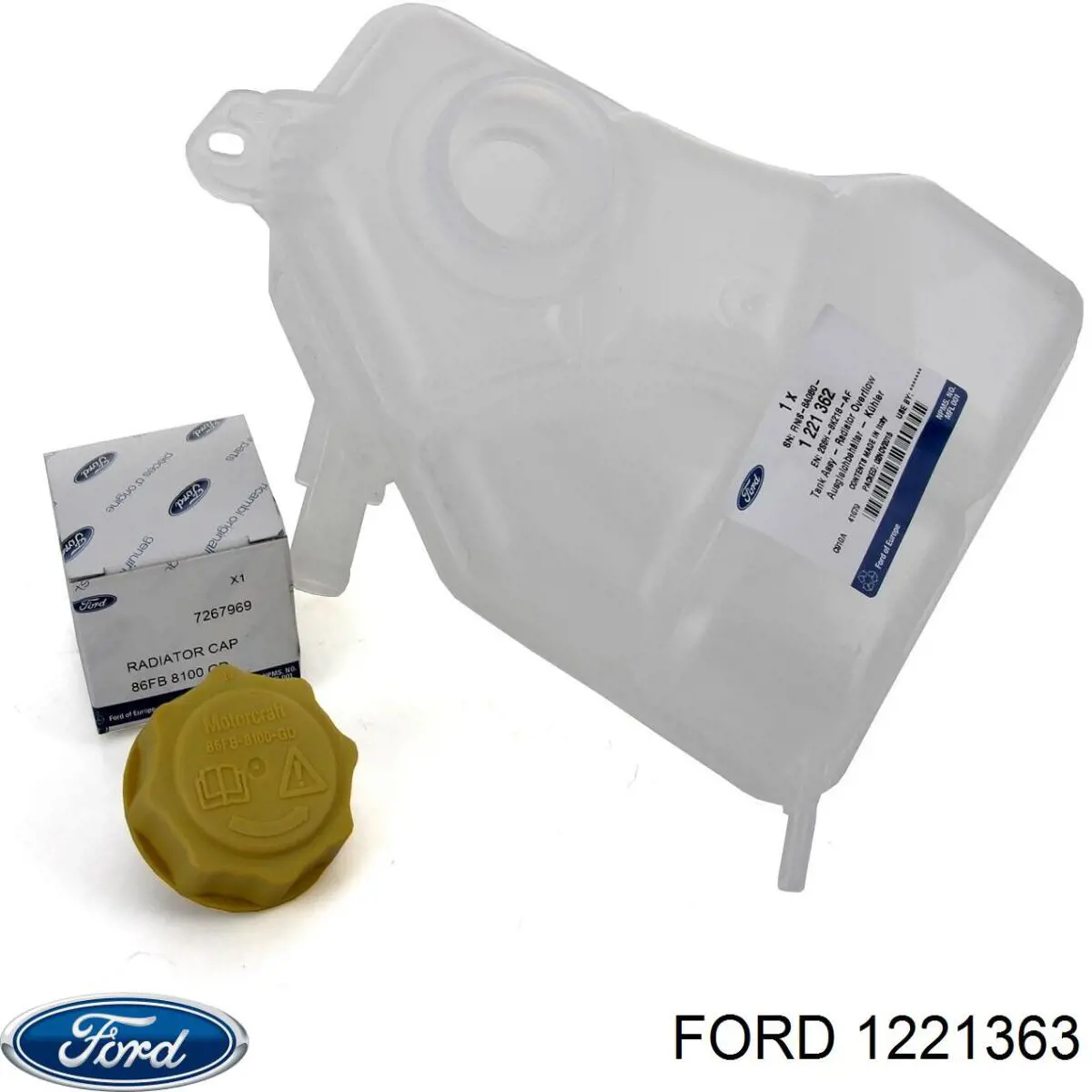 Бачок системы охлаждения 1221363 Ford
