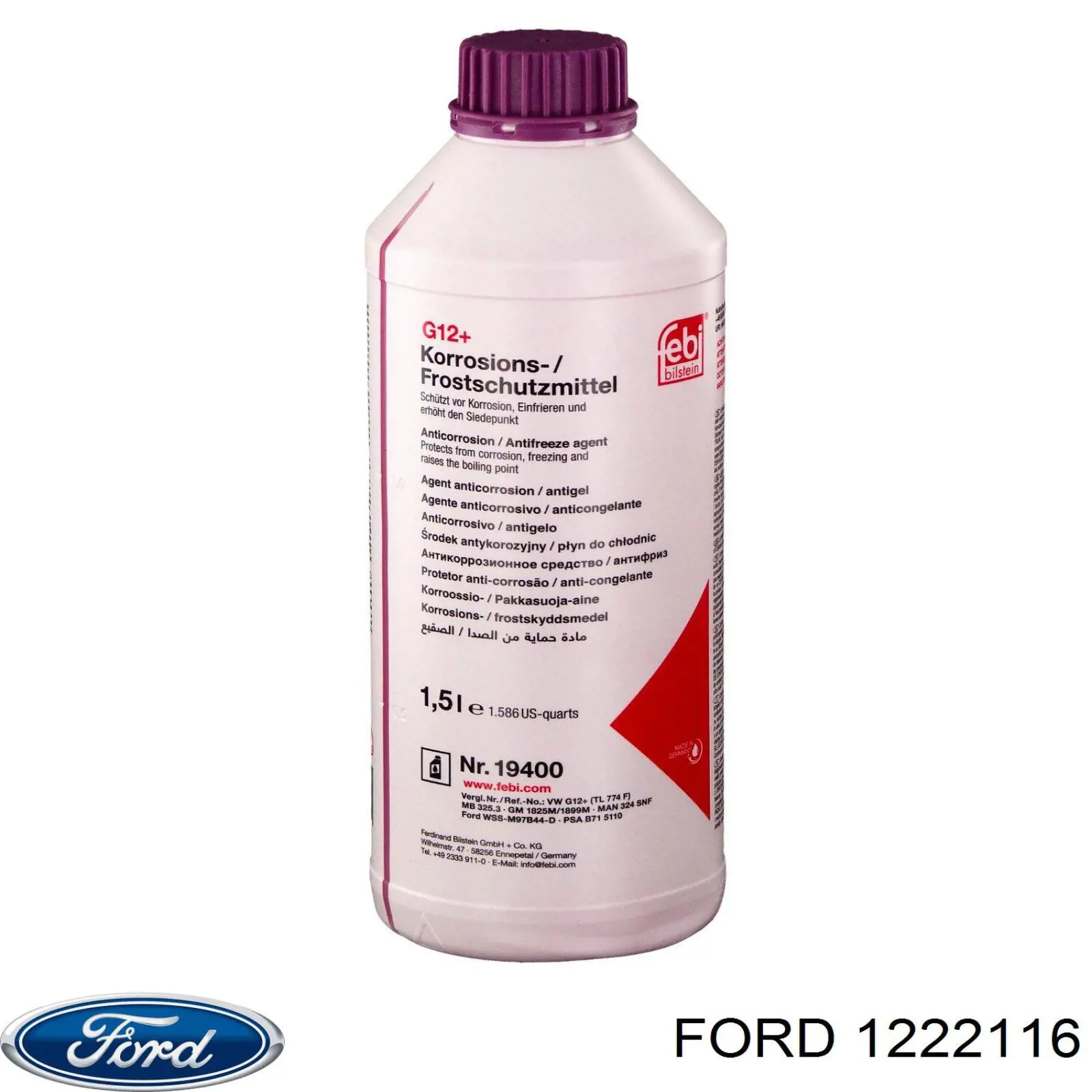 Антифриз концентрат Ford 1222116 цена, от 30.75 USD