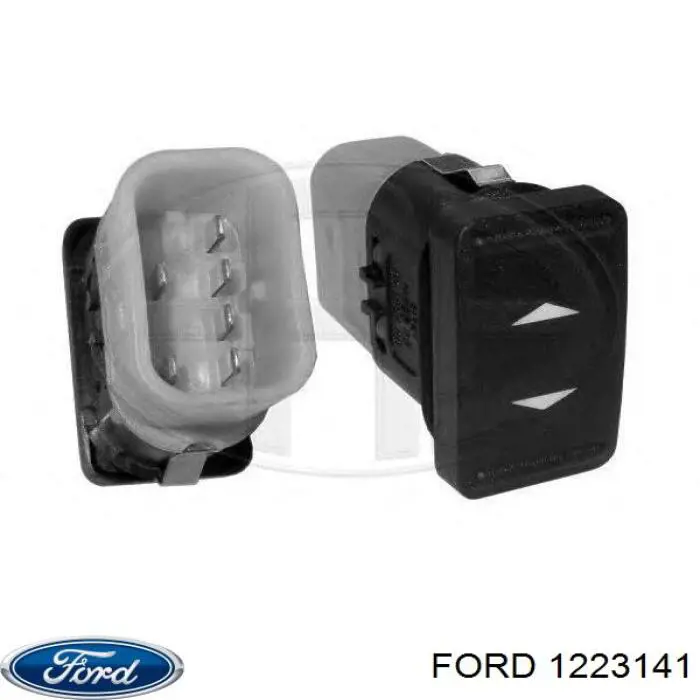 1223141 Ford кнопка включения мотора стеклоподъемника передняя правая