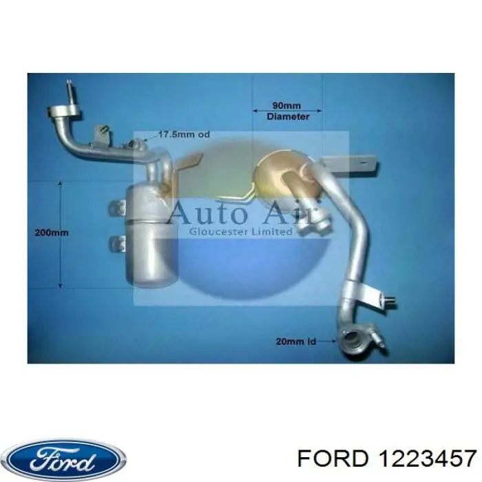 Осушитель кондиционера 1223457 Ford