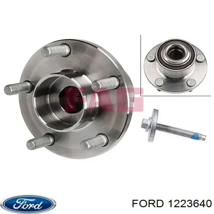 Купить 1223640 Ford Ступица переднего колеса