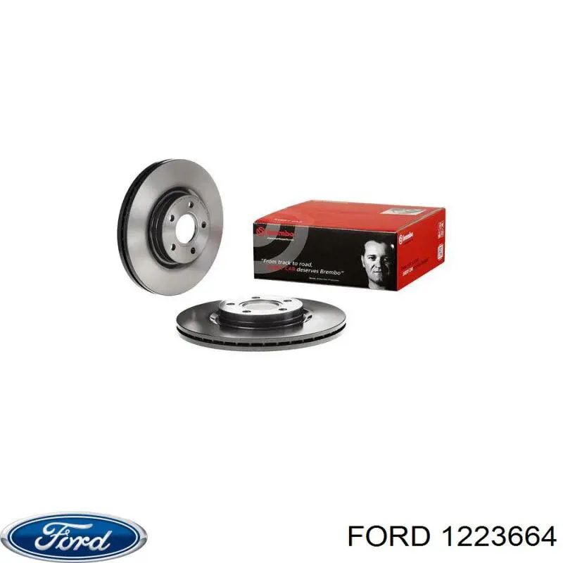 1223664 Ford Диск тормозной передний