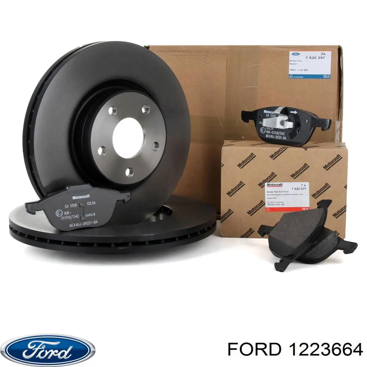 Тормоз дисковый передний Ford 1223664 цена, от 51.03 USD