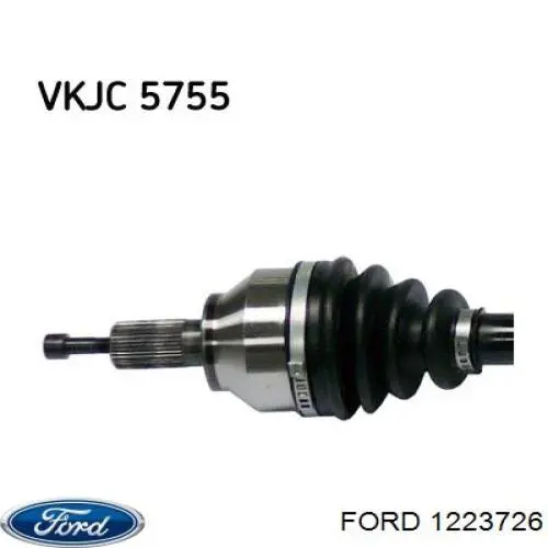 8603252 Volvo Полуось передняя, правая