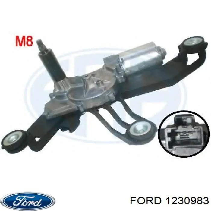 Motor de limpador pára-brisas de vidro traseiro para Ford Mondeo (BWY)