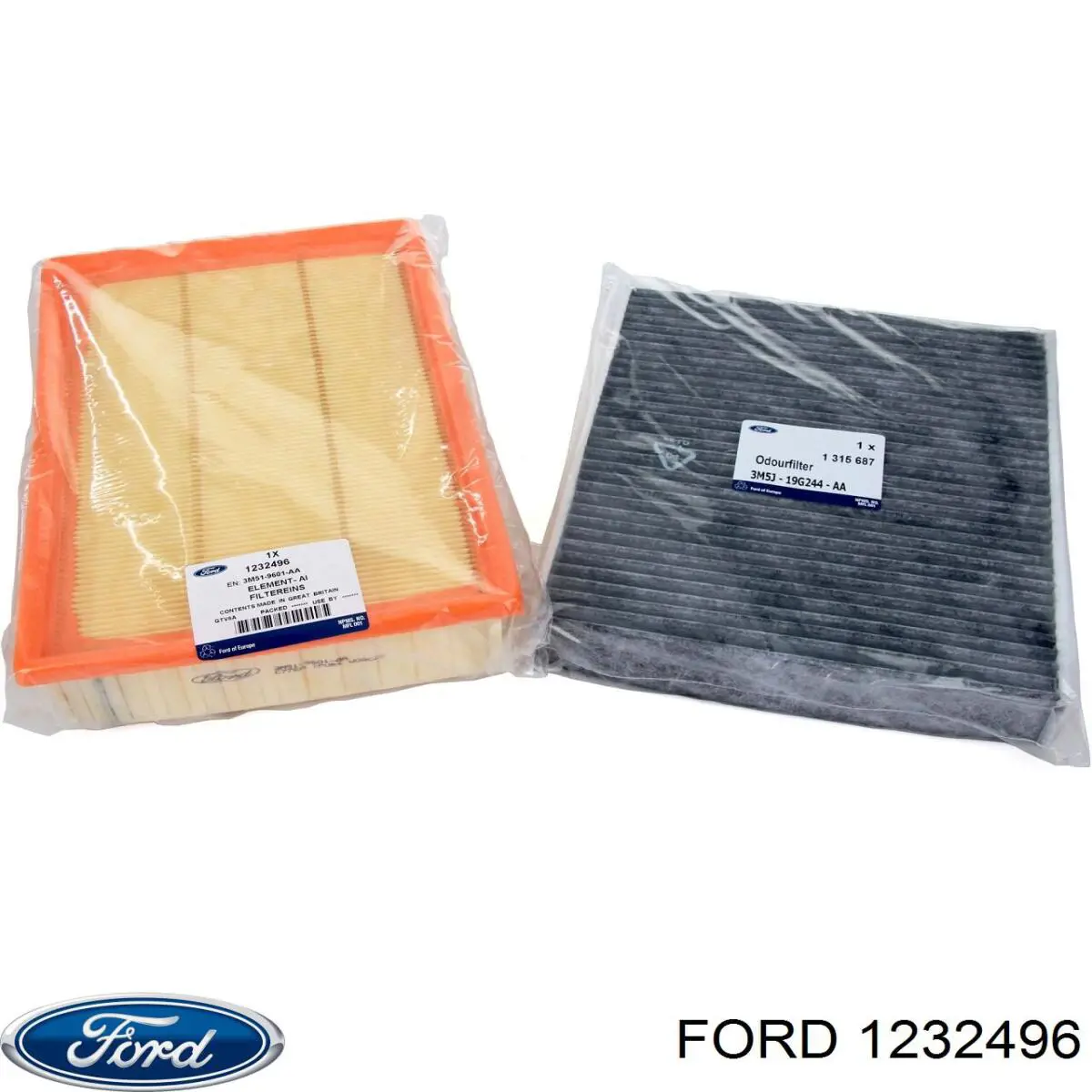 1232496 Ford Воздушный фильтр двигателя