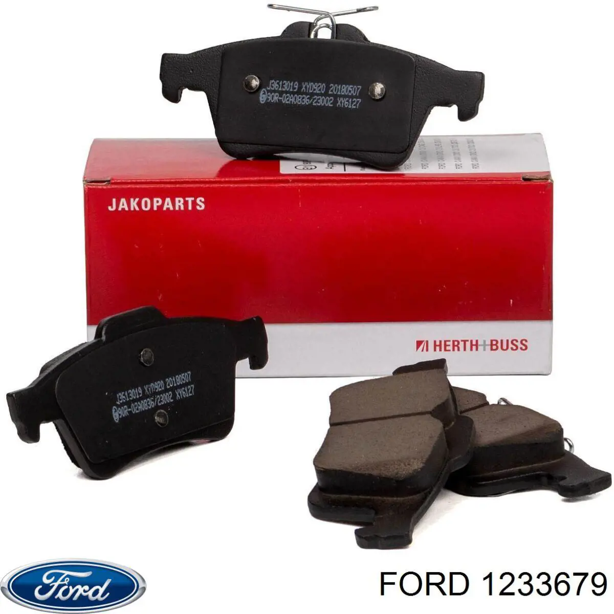 1233679 Ford Колодки тормозные дисковые комплект