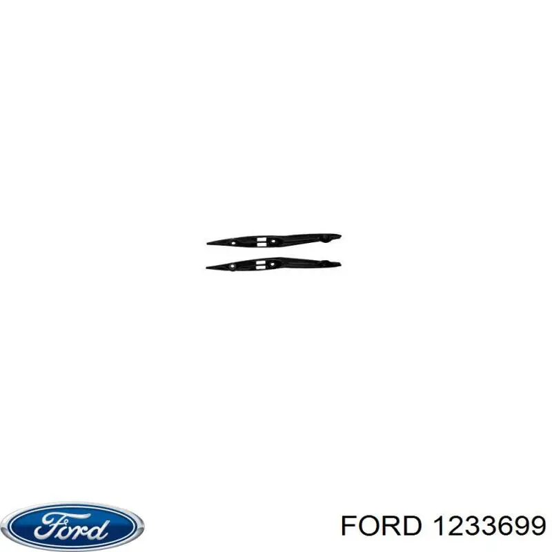 Кронштейн усилителя переднего бампера на Ford Focus I 