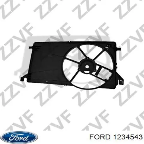 Ventilador elétrico de esfriamento montado (motor + roda de aletas) para Ford C-Max 
