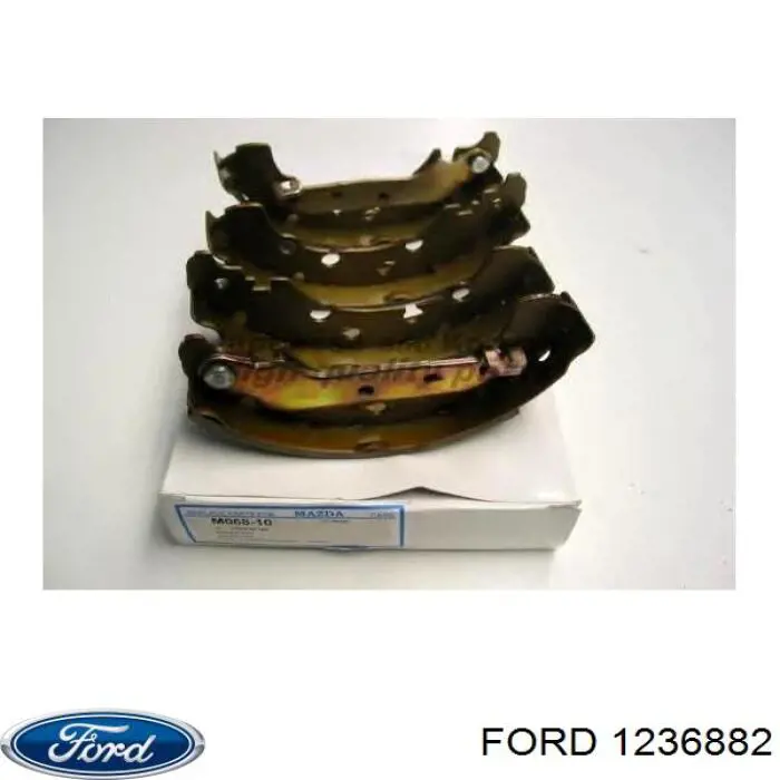 Купить 1236882 Ford Задние барабанные тормозные колодки