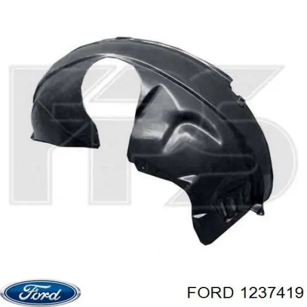 Guarda-barras direito do pára-lama dianteiro para Ford Fusion (JU)