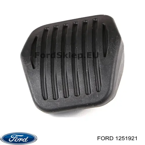 1251921 Ford placa sobreposta de pedal do freio