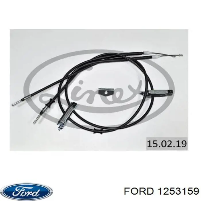 Задний трос ручника 1253159 Ford