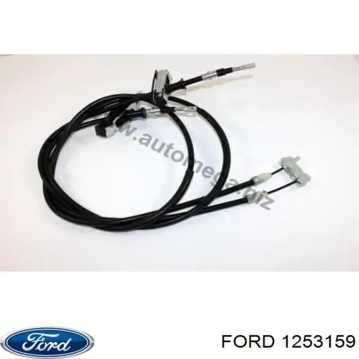 1253159 Ford трос ручного тормоза задний правый/левый