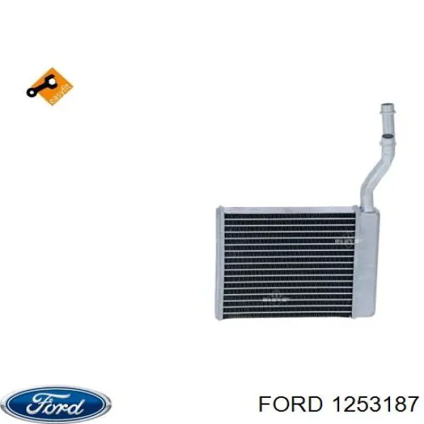 Купить 1253187 Ford Радиатор печки