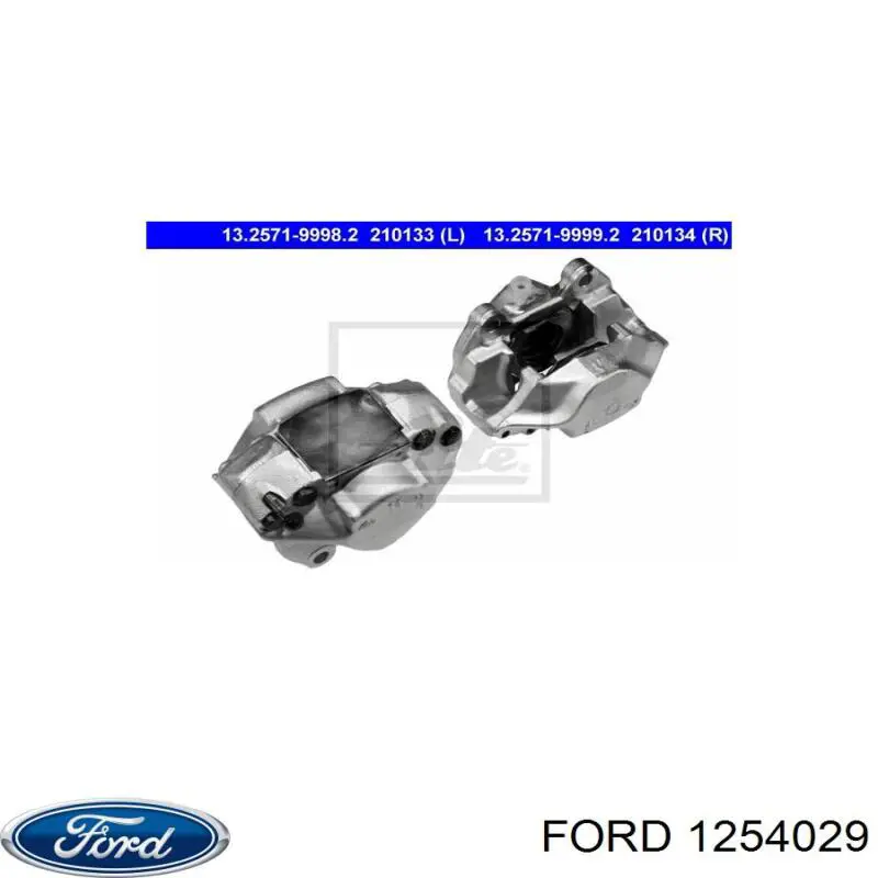 1254029 Ford Пружина передней подвески