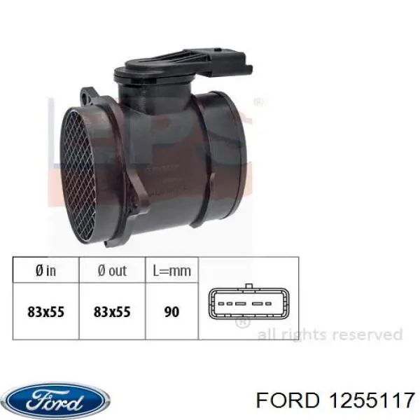 Купить 1255117 Ford Воздухомер
