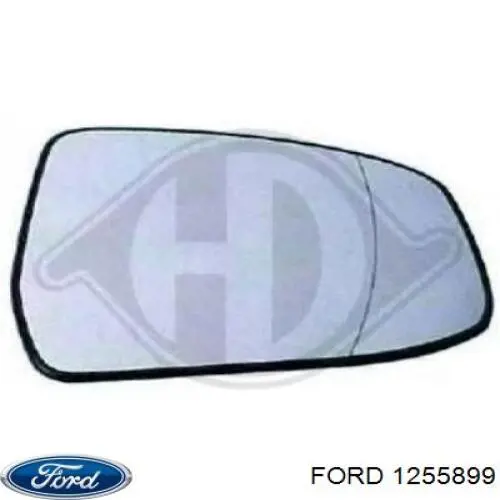 Cristal De Espejo Retrovisor Exterior Izquierdo 1255899 Ford