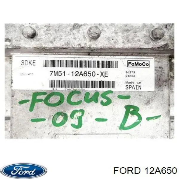 Купить 12A650 Ford Электронный блок управления двигателем