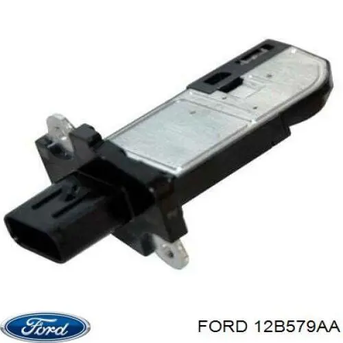 12B579AA Ford sensor de fluxo (consumo de ar, medidor de consumo M.A.F. - (Mass Airflow))