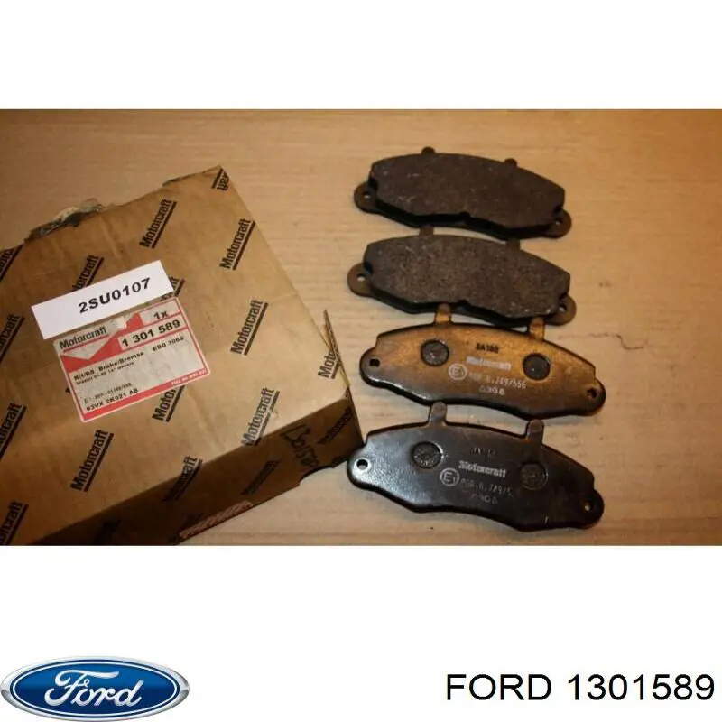 Колодки тормозные передние дисковые FORD 1301589