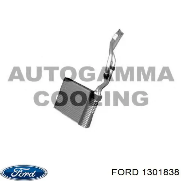 Радиатор печки (отопителя) Ford 1301838