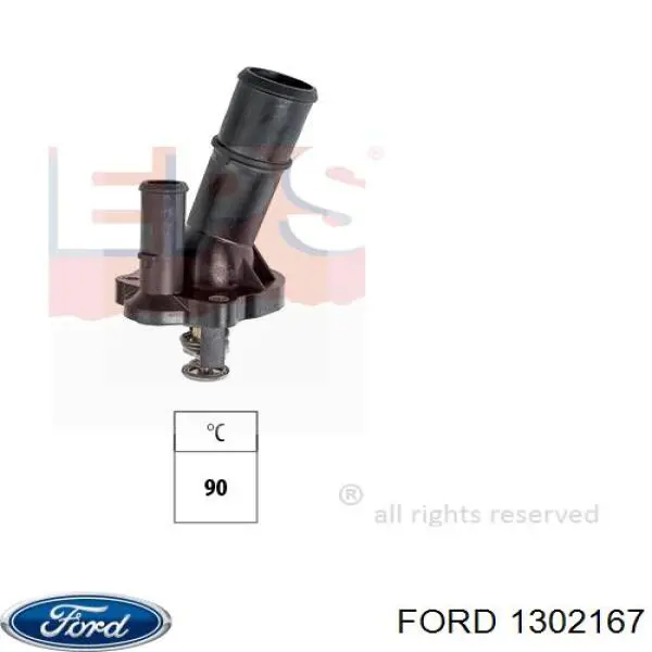 1302167 Ford термостат
