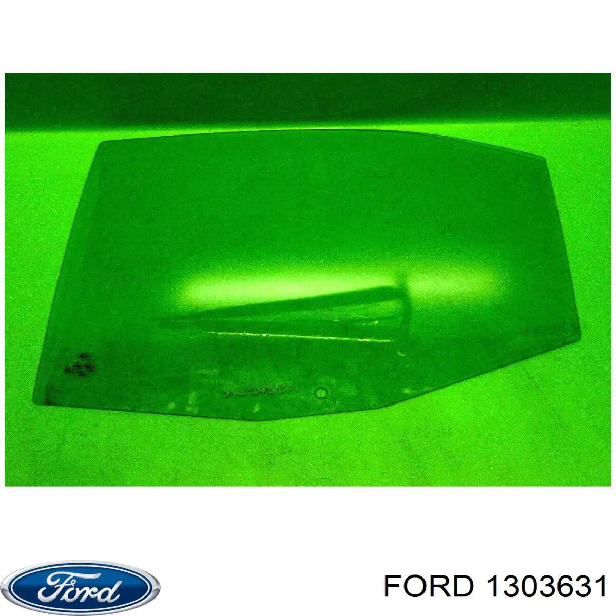 Стекло двери задней левой 1303631 Ford