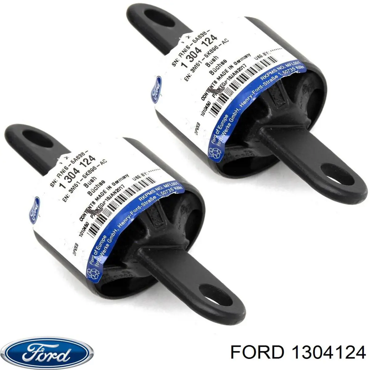 1304124 Ford Сайлентблоки продольных рычагов передней подвески
