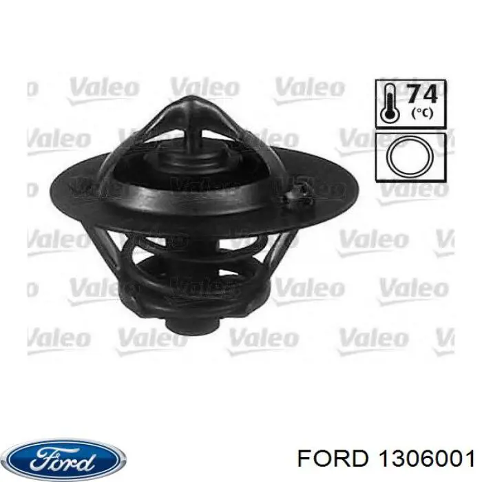 Термостат в корпусе Ford 1306001 цена, от 10.15 USD