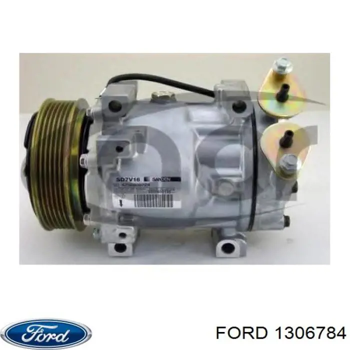 Компрессор кондиционера 1306784 Ford