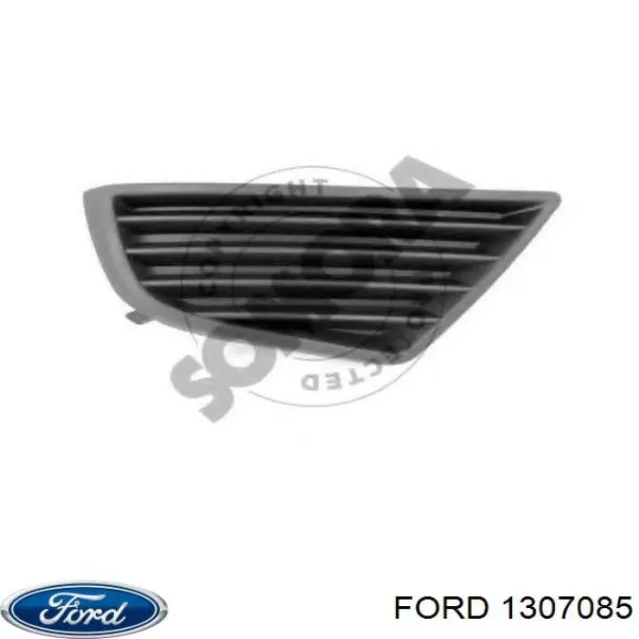 1307085 Ford grelha direita do pára-choque dianteiro
