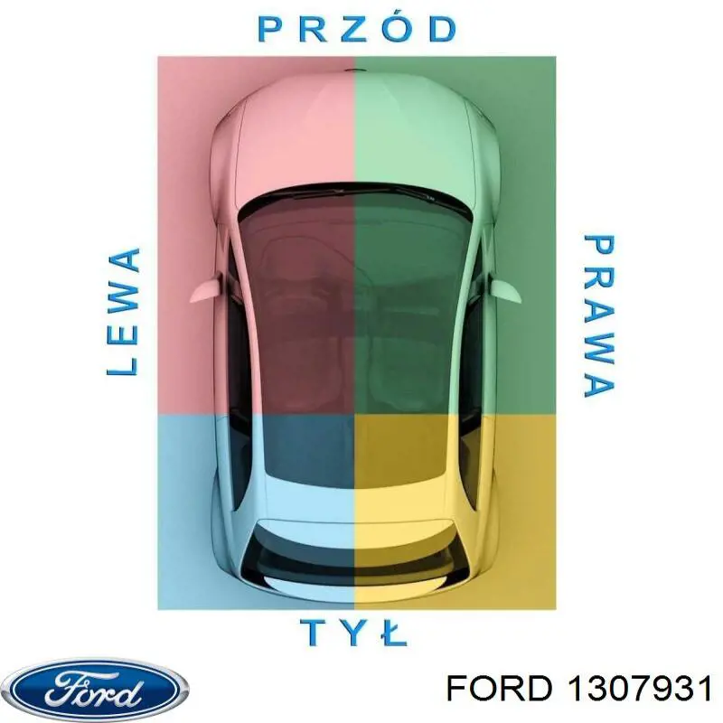 Купить 3M5117E857AF Ford Крепление бампера